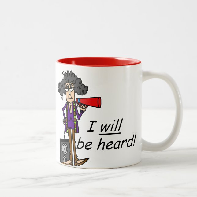 Tasse 2 Couleurs JE serai entendu (Droit)