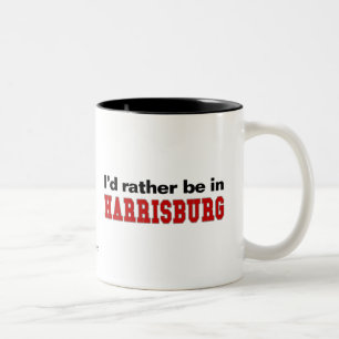 Tasse 2 Couleurs Je serais plutôt à Harrisburg