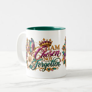 Tasse 2 Couleurs Je suis choisi. Pas oublié