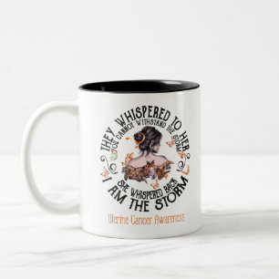 Tasse 2 Couleurs Je Suis Conscience De La Tempête Du Cancer Utéri