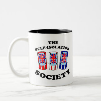 Tasse 2 Couleurs je suis dans la société de l'auto-isolement