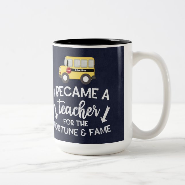 Tasse 2 Couleurs Je suis devenu enseignant (Droit)