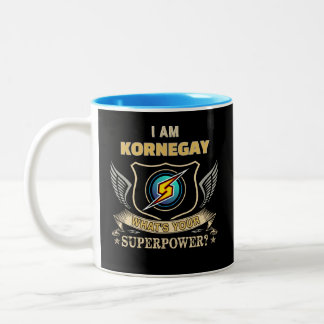Tasse 2 Couleurs Je Suis KORNEGAY Quel Est Votre Superpouvoir