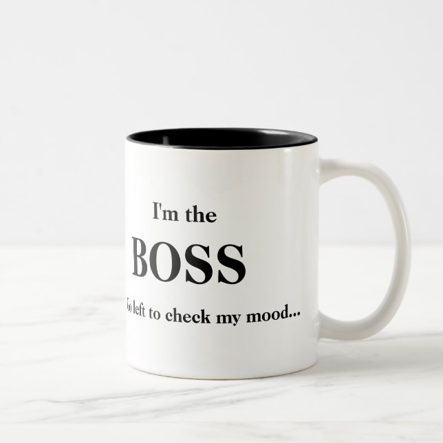 Tasse 2 Couleurs Je suis le PATRON (1) (Droit)