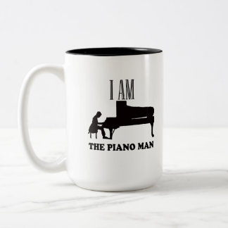 TASSE 2 COULEURS JE SUIS L'HOMME PIANO