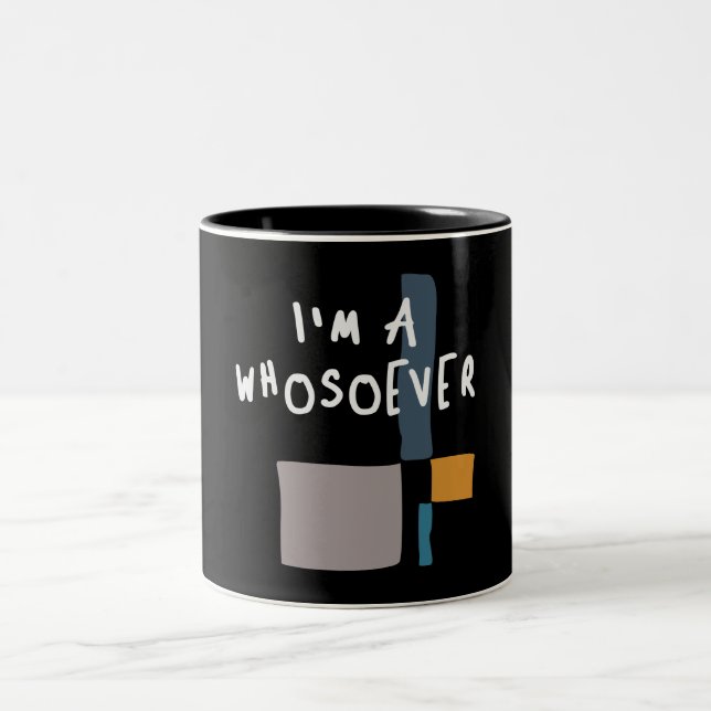Tasse 2 Couleurs Je suis quelqu'un - Citation chrétienne audacieuse (Centre)
