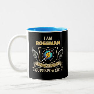 Tasse 2 Couleurs Je suis ROSSMAN Quel est votre super-pouvoir