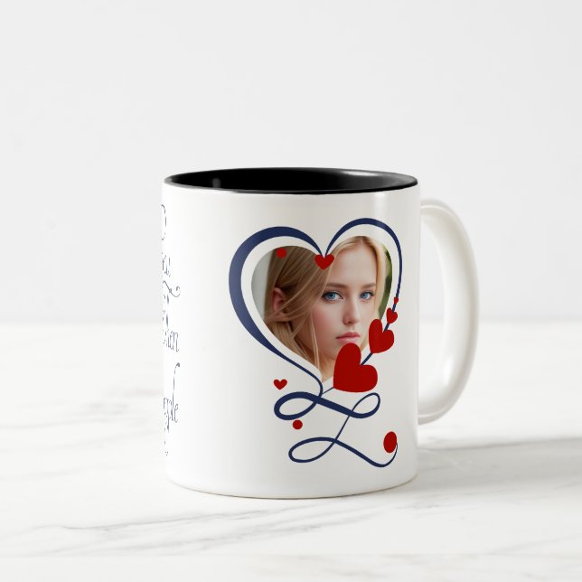 Tasse 2 Couleurs Je t'ai mangé moins que d'autres personnes (Devant droit)
