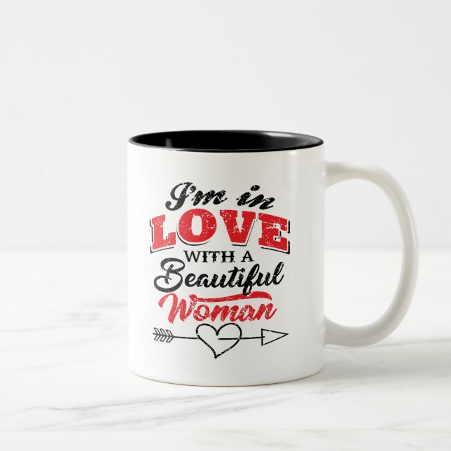 Tasse 2 Couleurs Je T'Aime (Droit)