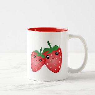 Tasse 2 Couleurs Je t'aime baie mignonne beaucoup de fruit de