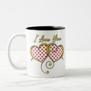 Tasse 2 Couleurs Je t'aime Design