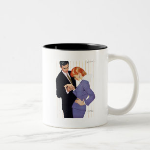 Tasse 2 Couleurs Je t'aime, maman Girl