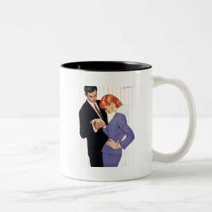 Tasse 2 Couleurs Je t'aime, maman Girl 2