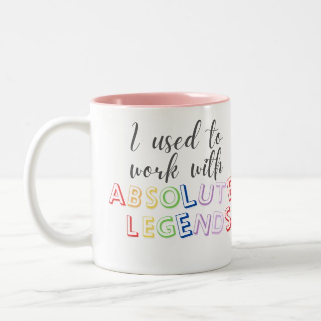 Tasse 2 Couleurs Je travaillais avec des légendes absolues (Gauche)