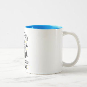 Tasse 2 Couleurs Je travaille dur pour que mon chat puisse avoir un
