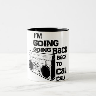 Tasse 2 Couleurs Je vais de retour Cali-Tasse