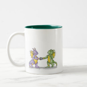 Tasse 2 Couleurs Je vois un dragon, maman ! illustrations de studio