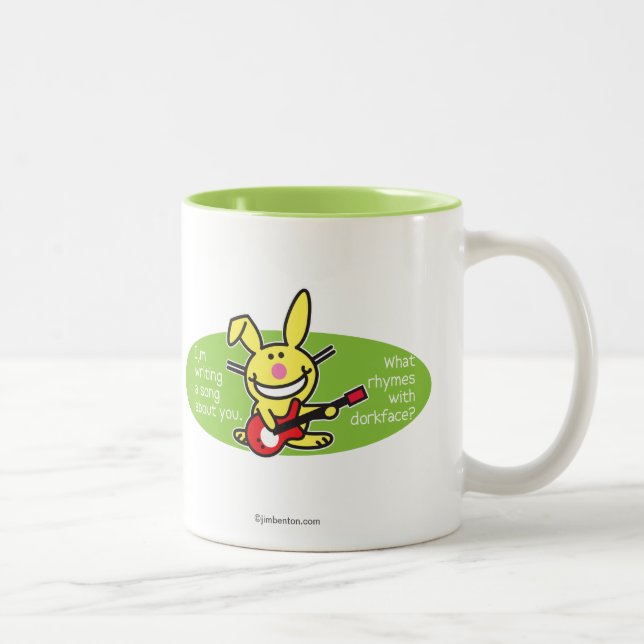 Tasse 2 Couleurs J'écris une chanson (Droit)