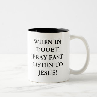 TASSE 2 COULEURS JÉSUS