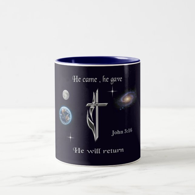 Tasse 2 Couleurs Jésus (Centre)