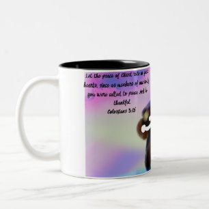 Tasse 2 Couleurs jésus amour