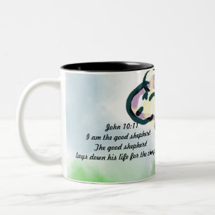 Tasse 2 Couleurs jésus est un ami