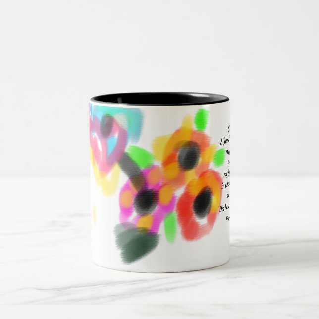 Tasse 2 Couleurs Jesus stronghold  (Centre)