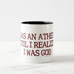 Tasse 2 Couleurs J'Étais Athée