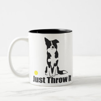 Tasse 2 Couleurs Jetez-juste le chien de | border collie