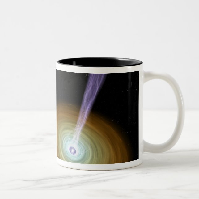 Tasse 2 Couleurs Jets de matériel fuyant (Droit)