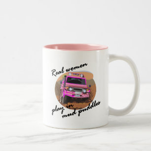 Tasse 2 Couleurs Jeu de vraies femmes en cadeaux de magmas de boue