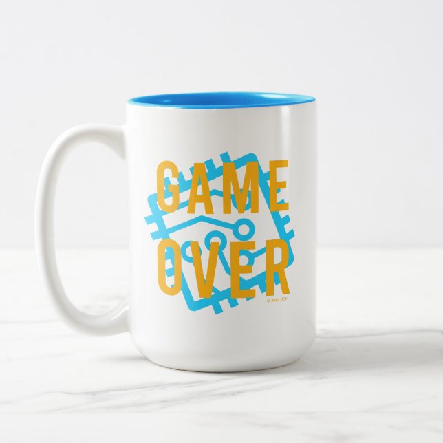 Tasse 2 Couleurs Jeu sur circuit numérique (Gauche)