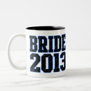 Tasse 2 Couleurs Jeune mariée 2013