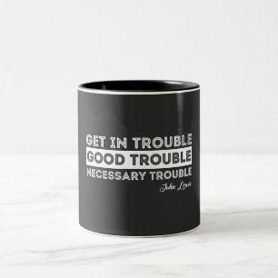 Tasse 2 Couleurs John Lewis - Citation à propos des problèmes