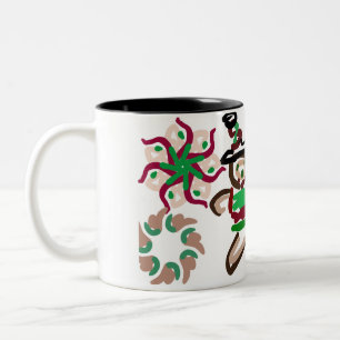 Tasse 2 Couleurs Joie de l'homme en pain d'épice