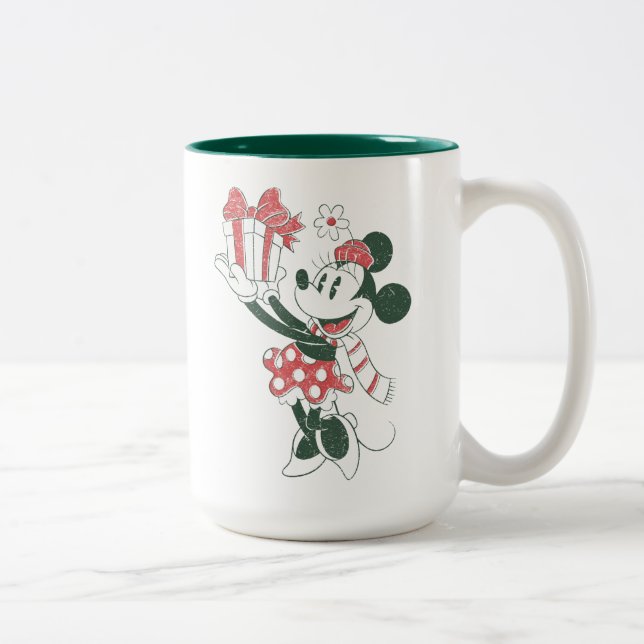 Tasse 2 Couleurs Joie de Noël | Minnie Noel (Droit)