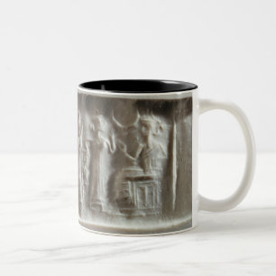 Tasse 2 Couleurs Joint de cylindre dépeignant une évocation au