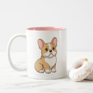 Tasse 2 Couleurs Joli Bouledogue Français
