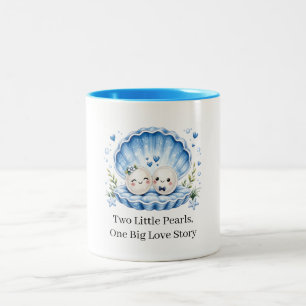 Tasse 2 Couleurs Jolie amour de perle dans un coquillage magique