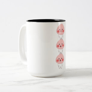 Tasse 2 Couleurs Jolis triplés apeach