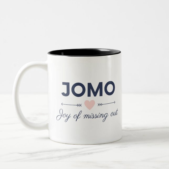 Tasse 2 Couleurs JOMO - Joie d'avoir disparu (Gauche)