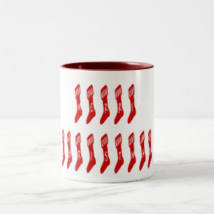 Tasse 2 Couleurs Jory Christmas Stocking Typographie Citation