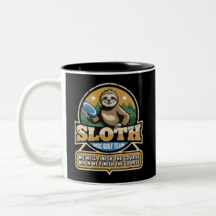 Tasse 2 Couleurs Joueur de disque Golf Drôle de paresseux Joueur de
