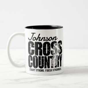 Tasse 2 Couleurs Joueur d'équipe d'exécution d'AJOUT TEXTE inter-pa