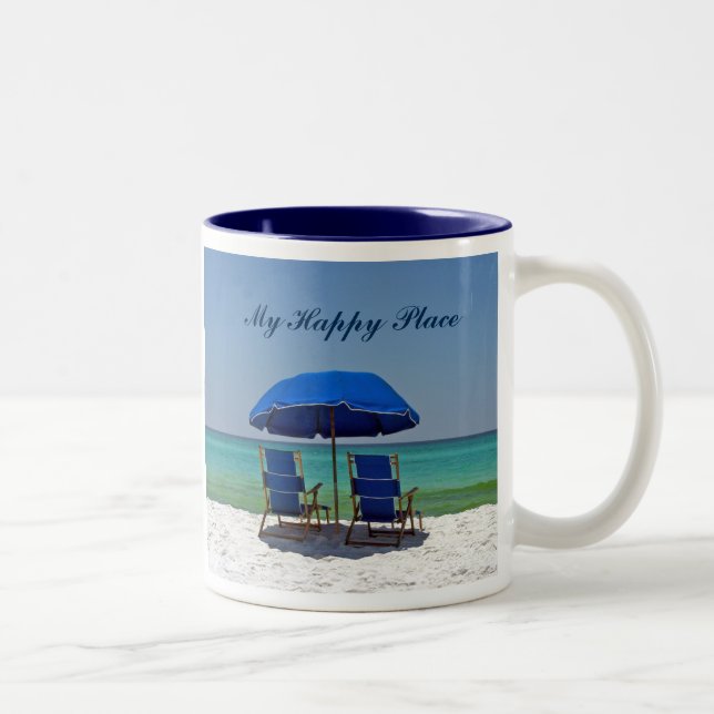 Tasse 2 Couleurs Jour à la plage (Droit)