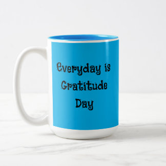 Tasse 2 Couleurs Jour de Gratitude Jour Inspiration