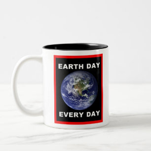 Tasse 2 Couleurs Jour de la Terre Tous les Jours
