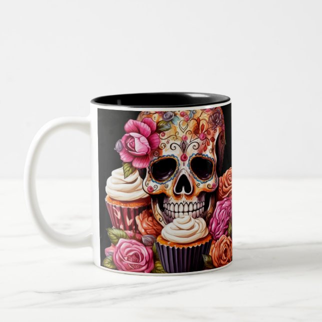 Tasse 2 Couleurs Jour des morts (Gauche)