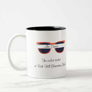 Tasse 2 Couleurs Journée de l'enseignant personnalisable