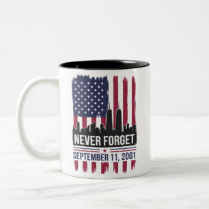 Tasse 2 Couleurs Journee du souvenir du 11 septembre 2001 aux États